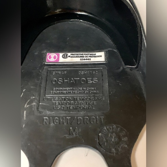 COPY - Medium Men’s 8-10 Women’s 10-12 OSHATOES Steel Toe Rubber Safety Boot St… - Picture 8 of 16